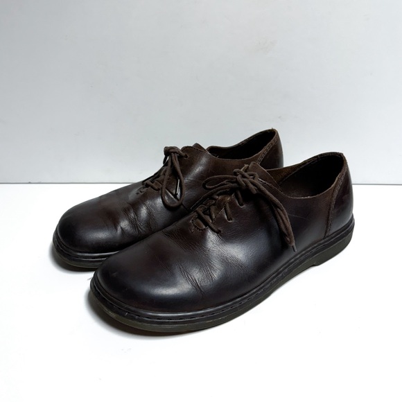 Dr. Martens Lorrie 3 Dark Brown Leather Lace Up Mary Jane - Picture 3 of 7
